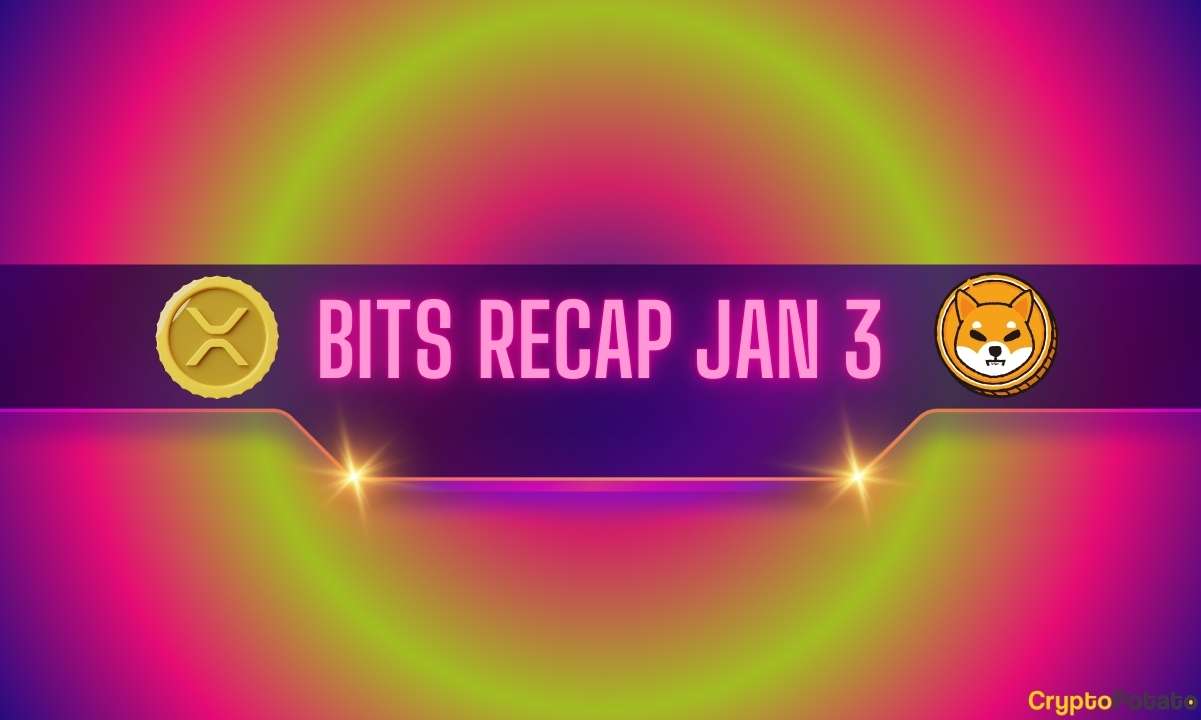 Ripple（XRP）价格疾飞，Shiba Inu（SHIB）烧掉代币 - Bits回顾1月3日