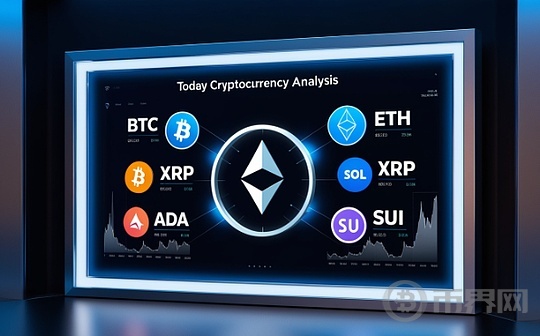 [Bitop市场报告] 今日主要数字货币分析：BTC、ETH、XRP、SOL、ADA、SUI
